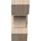 Ekena Millwork Thorton Slat Smooth Bracket w/ Offset Brace, Douglas Fir, 7 1/2"W x 18"D x 18"H BKT0806X18X18THR06SDF - alternate 2